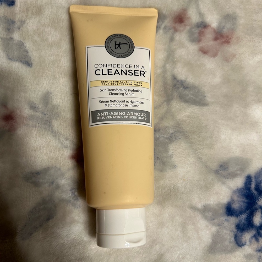 Confidence in a cleanser